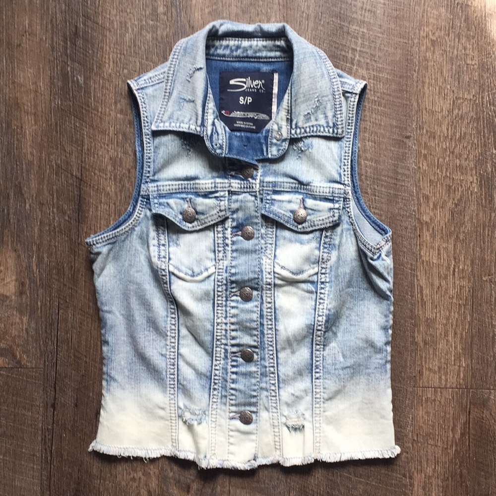 Silver Jeans Denim Vest